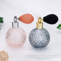 Clear glass perfume dispenser bag spray